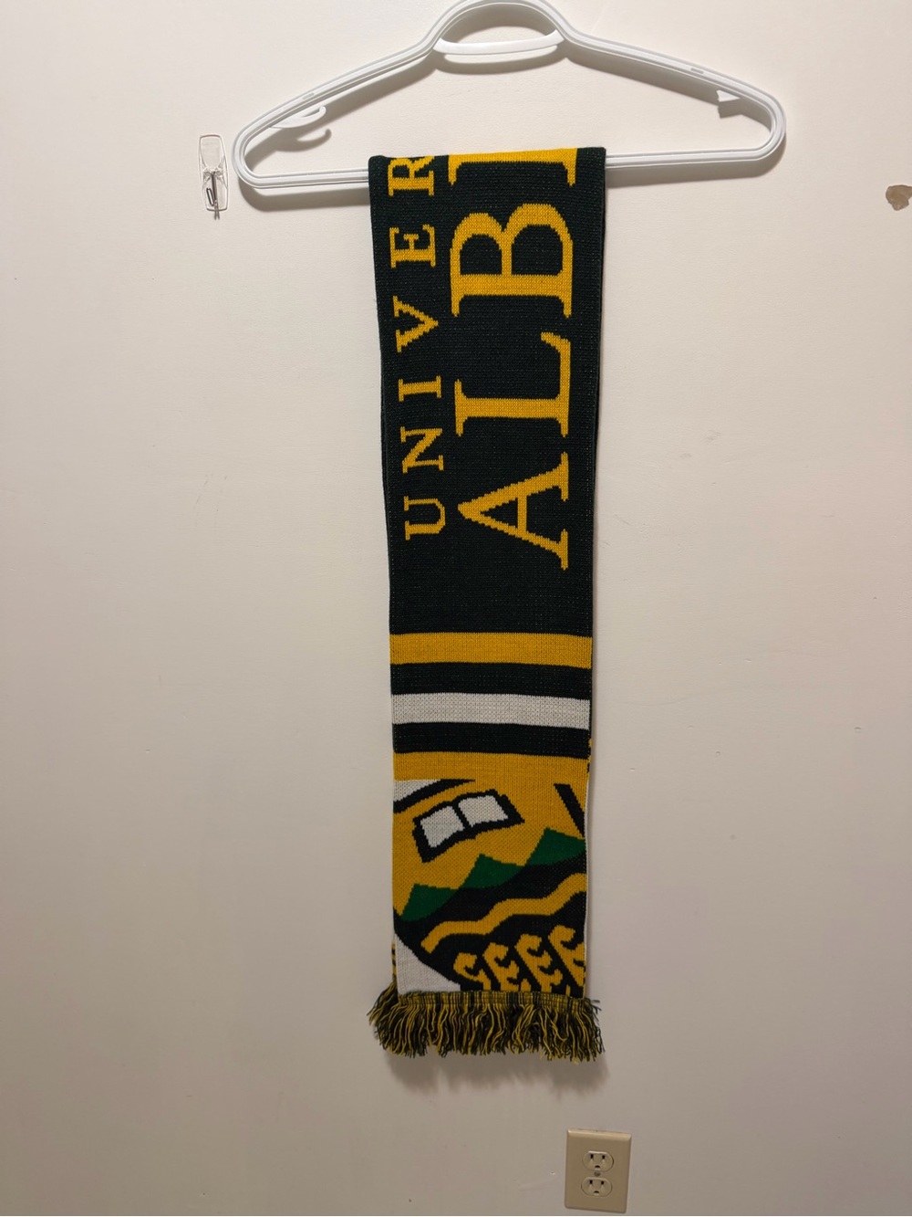 University of Alberta Black & Gold Knit Scarf